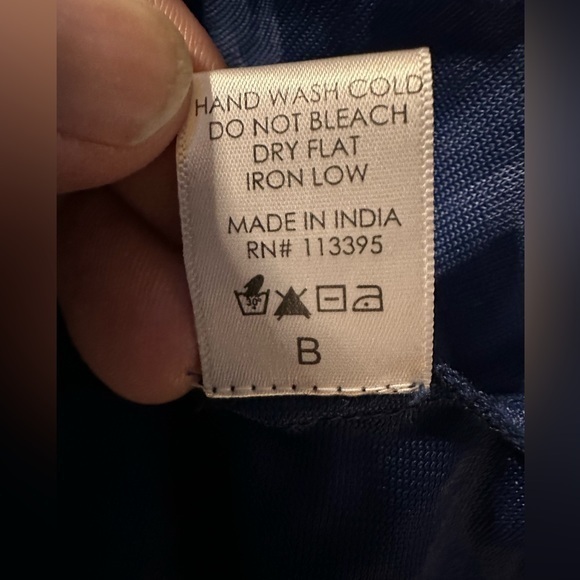 A Beautiful Soul (Alter’d State Brand) dress Blue with gold sequin B (18-20) - Picture 4 of 7